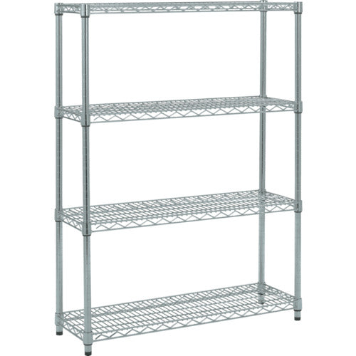 TRUSCO_ステンレス製メッシュラック_Ｈ１２２８ＸＷ６０５ＸＤ３０５_４段_TSM-4234_トラスコの商品画像