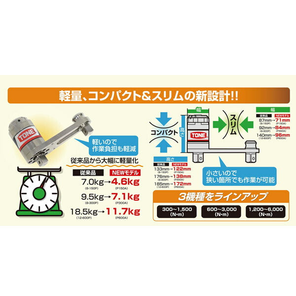 TONE (トネ)  P150A 強力パワーレンチ レンチ 倍力機構 ハンドツール 工具