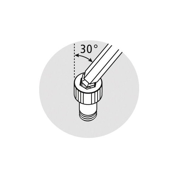 PB SWISS TOOLS 3212L-4 ローレット入 ロングボール六角レンチ (3212