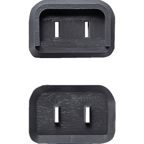 TRUSCO プラグ安全カバー2Pスイングプラグ用 50P入 ブラック PL2LCAP50PBK トラスコ