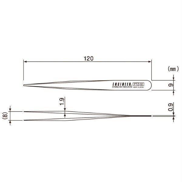 ENGINEER PTZ-02 精密ピンセット エンジニア
