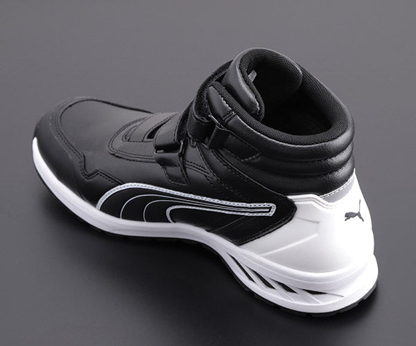 【PBドライバー 特典付き】PUMA RIDER 2.0 BLACK MID ライダー 2.0・ブラック・ミッド No.63.352.0 25.0cm プーマ 安全靴 おしゃれ かっこいい 作業靴 スニーカー