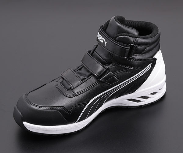 【PBドライバー 特典付き】PUMA RIDER 2.0 BLACK MID ライダー 2.0・ブラック・ミッド No.63.352.0 25.0cm プーマ 安全靴 おしゃれ かっこいい 作業靴 スニーカー