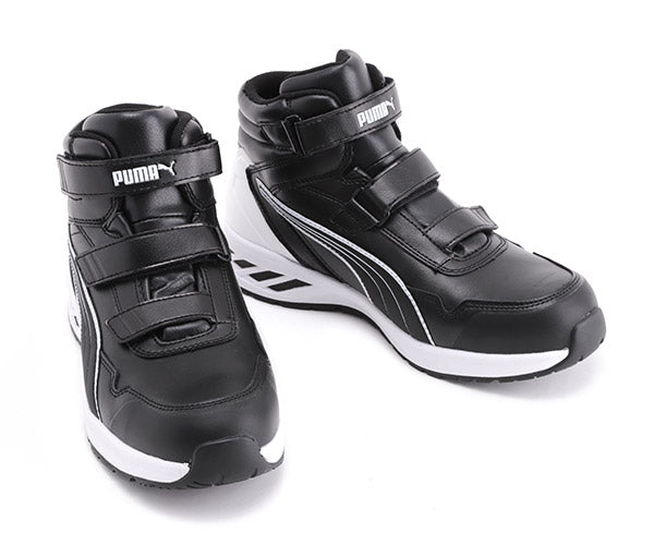 【PBドライバー 特典付き】PUMA RIDER 2.0 BLACK MID ライダー 2.0・ブラック・ミッド No.63.352.0 25.5cm プーマ 安全靴 おしゃれ かっこいい 作業靴 スニーカー