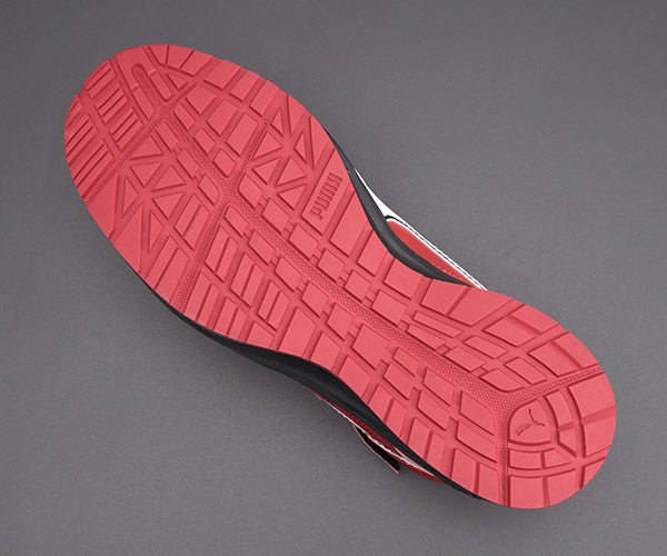 【PBドライバー 特典付き】PUMA RIDER 2.0 RED MID ライダー 2.0・レッド・ミッド No.63.354.0 26.0cm プーマ 安全靴 おしゃれ かっこいい 作業靴 スニーカー
