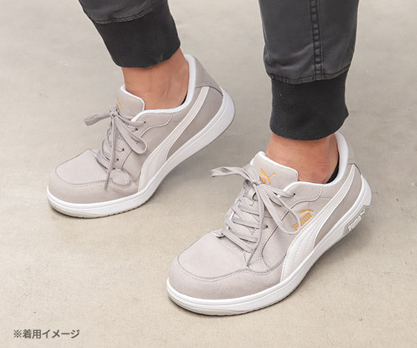 【PBドライバー 特典付き】プーマ ヘリテイジ エアツイスト 2.0 グレー No.64.218.0 Heritage AIRTWIST 2.0 LOW  PUMA  安全靴 おしゃれ かっこいい 作業靴 スニーカー 灰