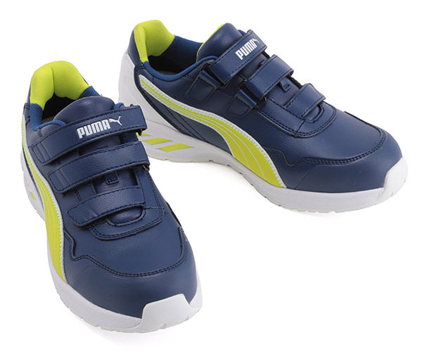 【PBドライバー 特典付き】PUMA RIDER 2.0 BLUE LOW ライダー 2.0・ブルー・ロー No.64.242.0 25.5cm プーマ 安全靴 おしゃれ かっこいい 作業靴 スニーカー