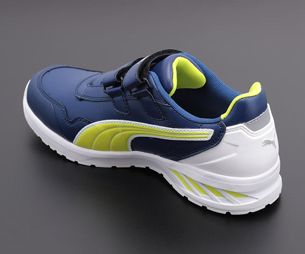 【PBドライバー 特典付き】PUMA RIDER 2.0 BLUE LOW ライダー 2.0・ブルー・ロー No.64.242.0 25.5cm プーマ 安全靴 おしゃれ かっこいい 作業靴 スニーカー