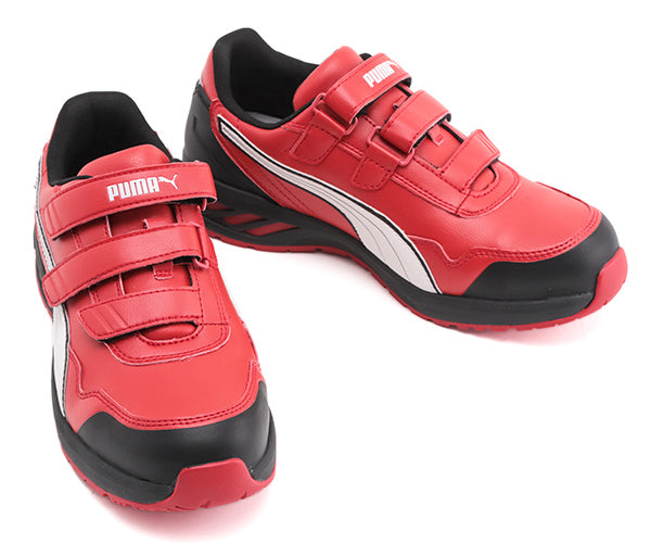 【PBドライバー 特典付き】PUMA RIDER 2.0 RED LOW ライダー 2.0・レッド・ロー No.64.244.0 25.0cm プーマ 安全靴 おしゃれ かっこいい 作業靴 スニーカー