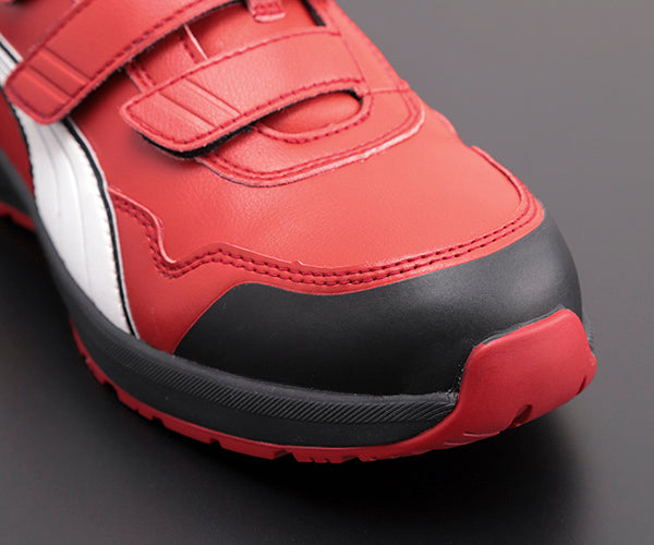 【PBドライバー 特典付き】PUMA RIDER 2.0 RED LOW ライダー 2.0・レッド・ロー No.64.244.0 27.0cm プーマ 安全靴 おしゃれ かっこいい 作業靴 スニーカー