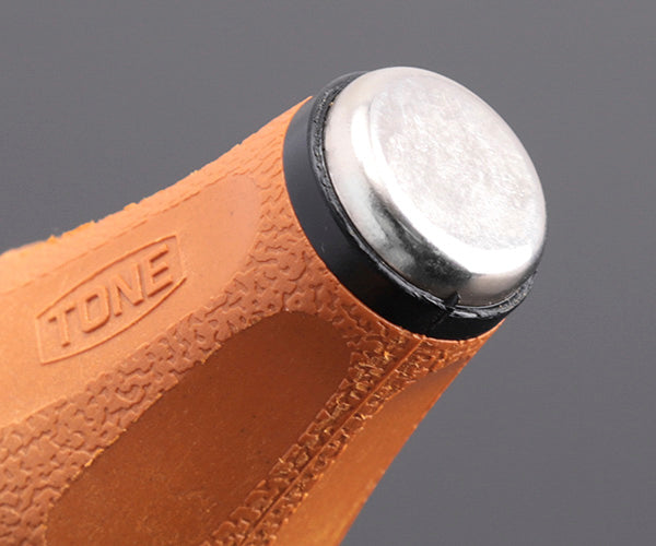 TONE 木柄ドライバー スベランドライバー(貫通) 軸長75mm 全長167mm (PWMD-075)(4953488409628) トネ