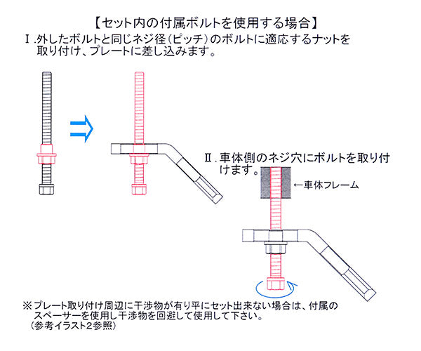 KOTO アンダーフック 簡易式車両固定 江東産業 QUH-45
