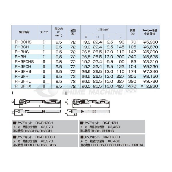 トネのラチェットハンドルの画像3