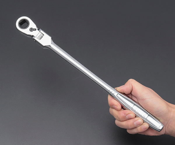 TONE 首振ラチェットハンドル 凹タイプ 差込角12.7mm (RH4FB)(4953488390742) トネ