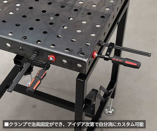 [メーカー直送品]  SUZUKID レボ360 回転式溶接作業台 専用クランプ2個付 RV-360 スズキッド スター電器 工具 溶接 テーブル 道具