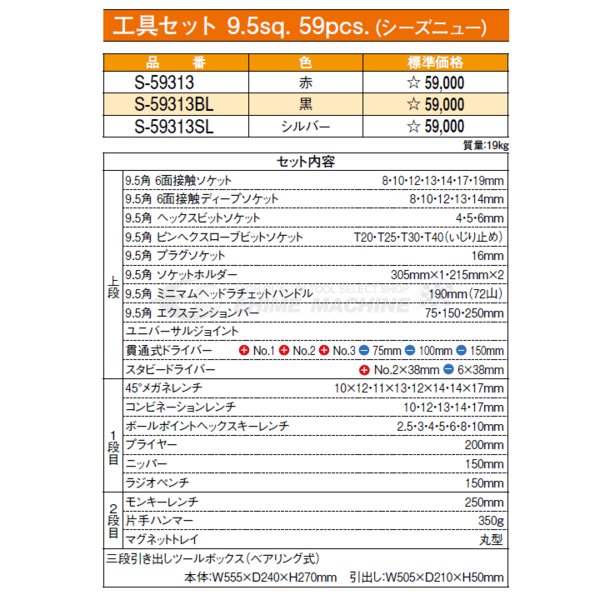 シーズニューの工具セットの画像3