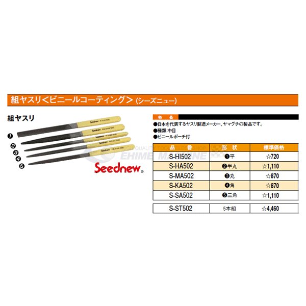 シーズニューのヤスリセットの画像5