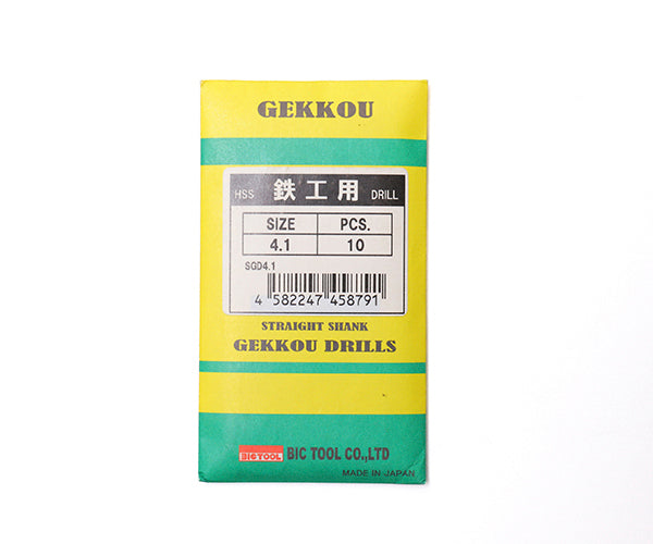 BIC TOOL SGD4.1 鉄工用月光ドリル 10本入 4.1mm