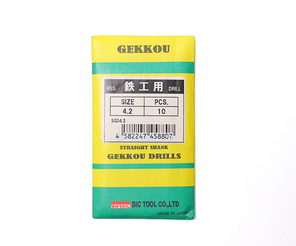 BIC TOOL SGD4.2 鉄工用月光ドリル 10本入 4.2mm