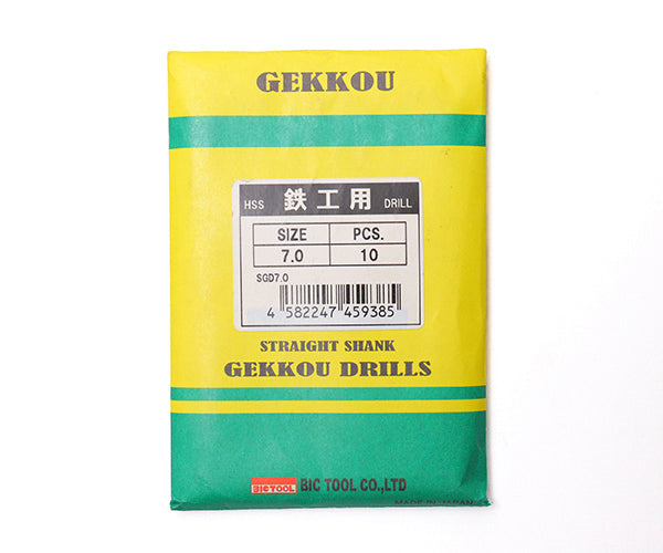 BIC TOOL SGD7.0 鉄工用月光ドリル 10本入 7.0mm