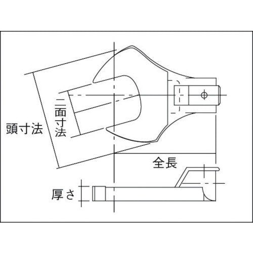 トーニチ ＳＨ型オープンヘッド 許容トルク１．５ 二面寸法５．５ｍｍ SH8DX5o5 東日製作所