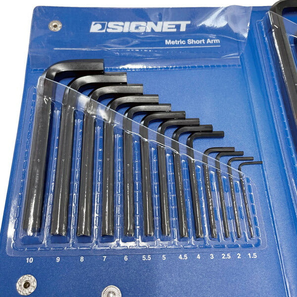 SIGNET 六角レンチセット ミリ/インチ 25本セット ケース付 35065