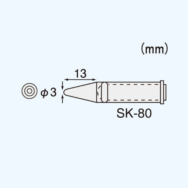 ENGINEER SK-80 SK-70シリーズ用半田コテチップ エンジニア