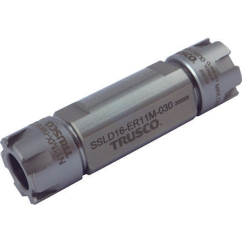 TRUSCO NC旋盤用ERM両頭ストレートシャンクコレットホルダSSLD型(メトリック) シャンク径20 全長117 ER11用 SSLD20ER11M085 トラスコ