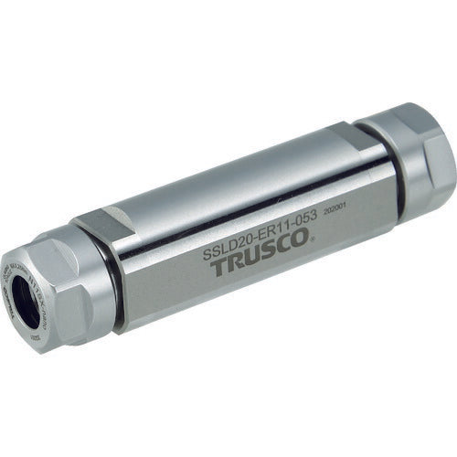 TRUSCO NC旋盤用ER両頭ストレートシャンクコレットホルダSSLD型(メトリック) シャンク径25 全長82 ER11用 SSLD25ER11052T トラスコ