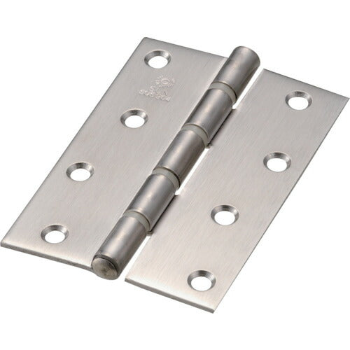 TRUSCO ステンレス製厚口蝶番 ナイロンリング入 全長102mm (4個入) ST888NR102HL トラスコ