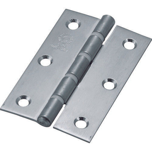 TRUSCO ステンレス製厚口蝶番 ナイロンリング入 全長76mm (4個入) ST888NR76HL トラスコ