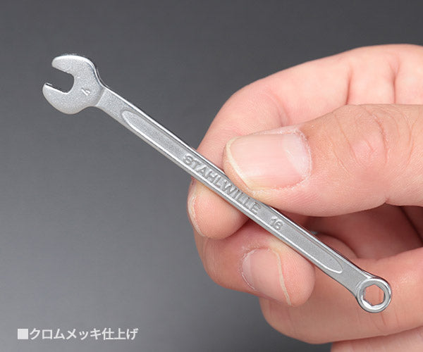 日本正規品 スタビレー 5本組 片目片口スパナセット メガネ部六角形状