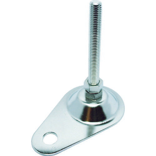 TRUSCO アジャスターボルト M12X100 足止メプレート付 ステンレス製 SUSTE212X100 トラスコ
