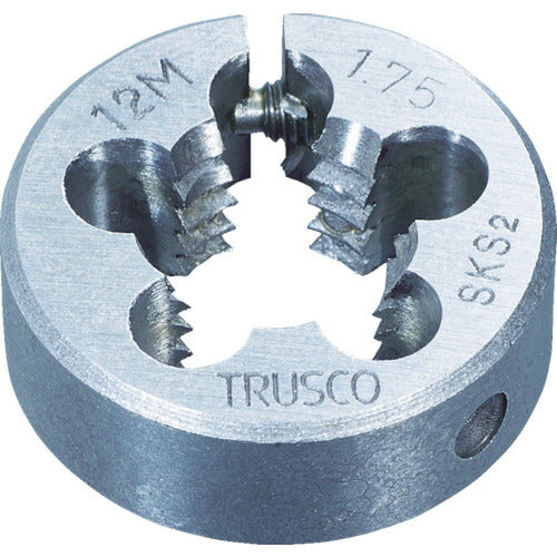 TRUSCO 丸ダイス 25径 M12×1.75 (SKS) T25D12X1.75 トラスコ