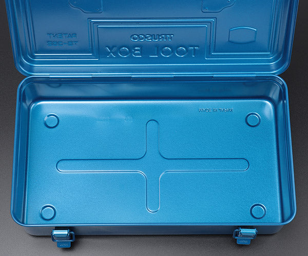 TRUSCO トラスコトランク型工具箱 382x222x151 ブルー TB-362