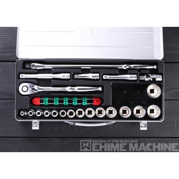 ハチコ(2本セット) KTC ソケットレンチ21点セット tb415x【エヒメマシン】