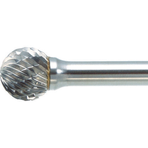 TRUSCO 超硬バー 球型 Φ12.7X刃長11X軸6 ロング ダブルカット TB8C127L150 トラスコ