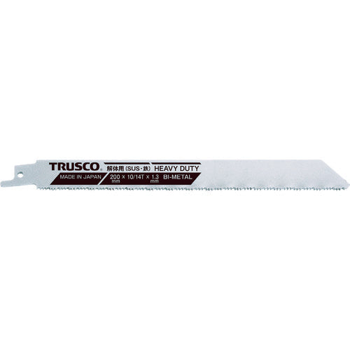 TRUSCO バイメタル厚刃セーバーソー 160幅X1.3mm厚 10/14山 5枚入 TBSH16010145P トラスコ