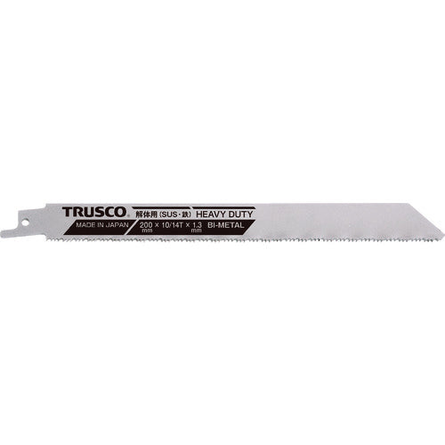 TRUSCO バイメタル厚刃セーバーソー 300幅X1.3mm厚 10/14山 5枚入 TBSH30010145P トラスコ