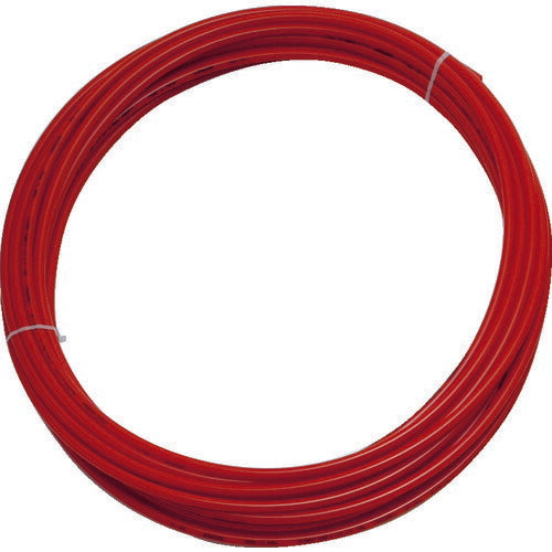 TRUSCO ポリウレタンチューブ 4X2.5mm 10m巻 レッド TEN4X2.510R トラスコ