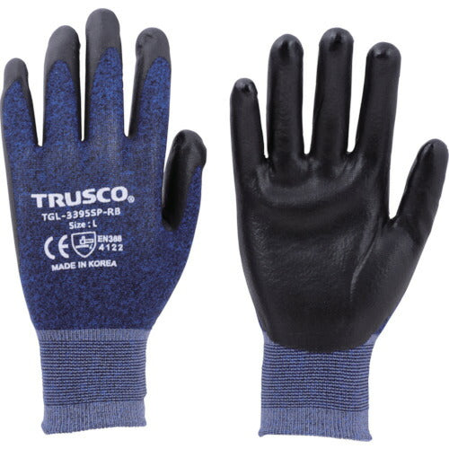 TRUSCO カラーニトリル背抜キ手袋 ロイヤルブルー L TGL3395SPRBL トラスコ