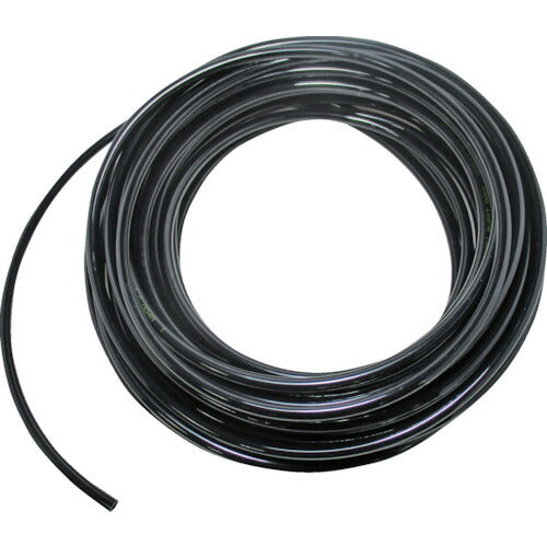 TRUSCO ナイロンチューブ 6X4.0 100M 黒 TNT-0640-100BK