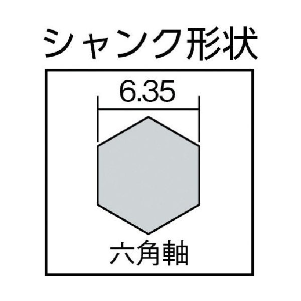 TOP 六角シャンク鉄工ロングドリル 5.5mm ETD-5o5L トップ工業