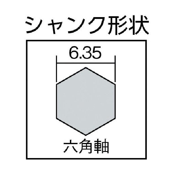 TOP 六角シャンクテーパー下穴錐セット（8本組） ETK-2060S トップ工業