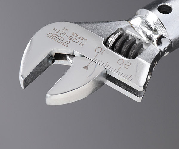 TOP モンキ形トルクヘッド（目盛り付）口開き10～26mm HY26-12TH トップ