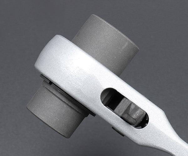 TOP アルミショートラチェットレンチ 17Ｘ19mm RM-17X19A トップ工業