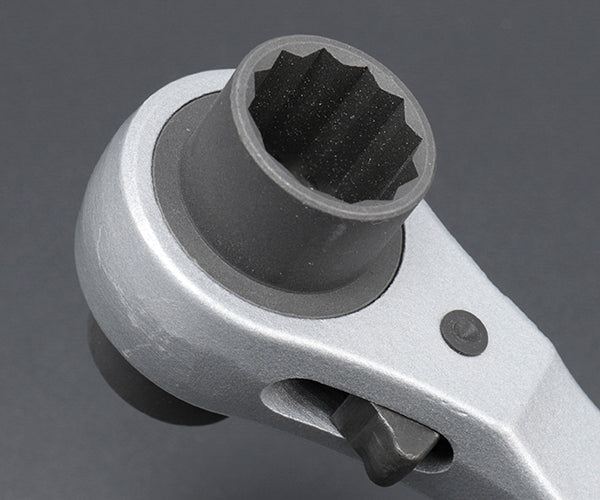 TOP アルミショートラチェットレンチ 17Ｘ19mm RM-17X19A トップ工業