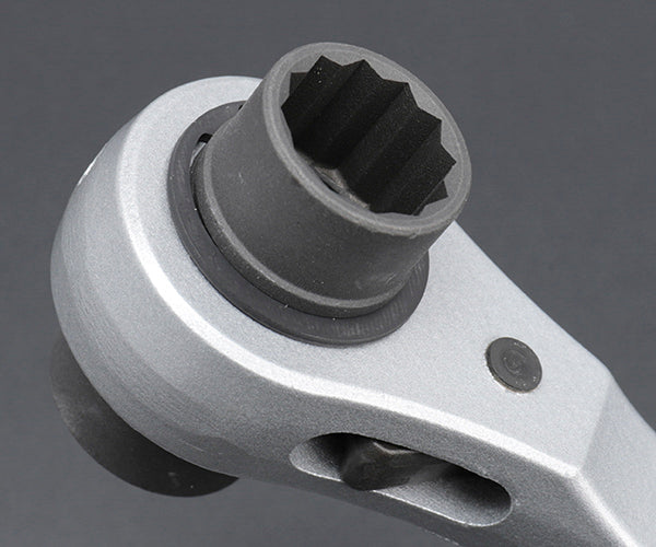 TOP アルミショートラチェットレンチ 17Ｘ19mm RM-17X19A トップ工業