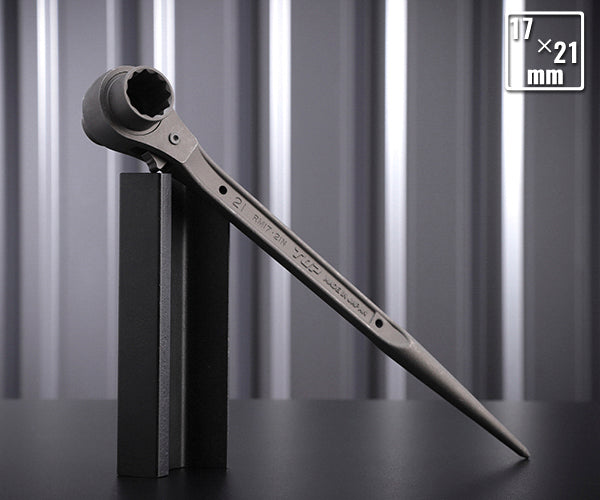 TOP 両口ラチェットレンチ Ｎ型 17Ｘ21mm RM-17X21N トップ工業