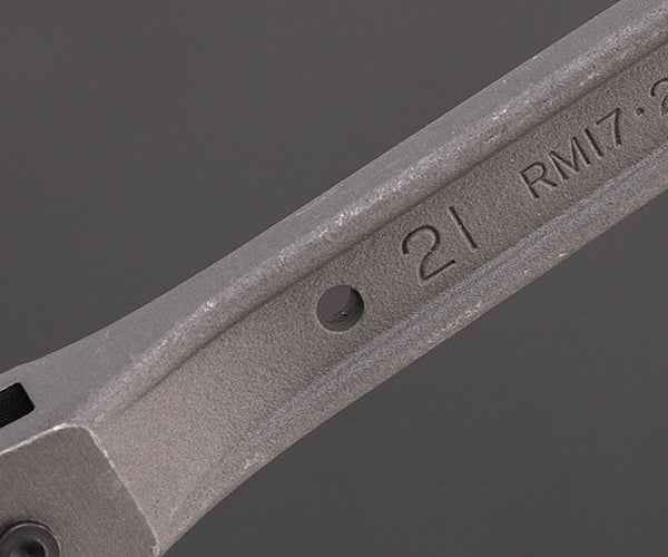 TOP 両口ラチェットレンチ Ｎ型 17Ｘ21mm RM-17X21N トップ工業